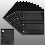 Prophila_Collection_20_Einsteckseiten_7zeilig,_auf_10_doppelseitigen,_schwarzen_Einsteckblättern