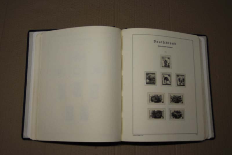 Leuchtturm SF Vordruckalbum falzlos BRD 1965-1992 (stark gebraucht)