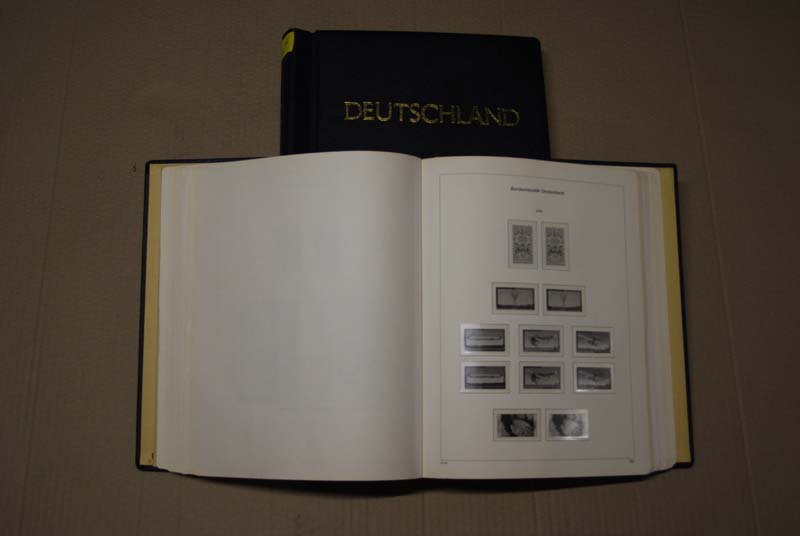 KA-BE ohnefalz BI-Collect Vordruckalbum f�r postfrisch und gestempelt BRD 1973-1992 (stark gebraucht)