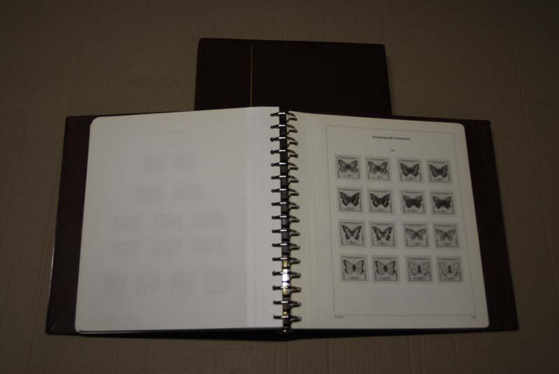 KA-BE ohnefalz BI-Collect Vordruckalbum f�r postfrisch und gestempelt BRD 1985-1997 (stark gebraucht)