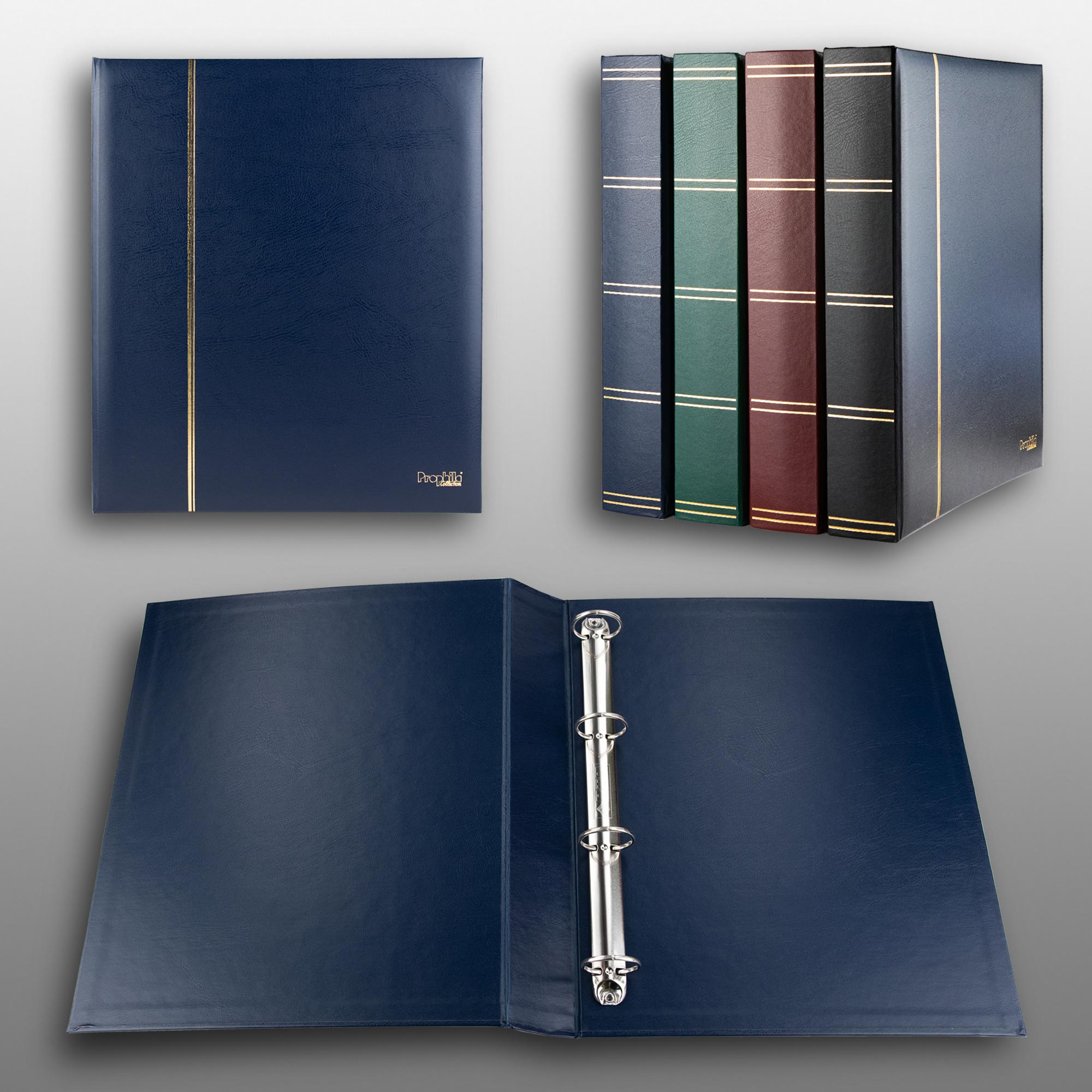 Prophila Collection Maxi Ringbinder fr lose Einsteckbltter, variabel abheftbar, blau