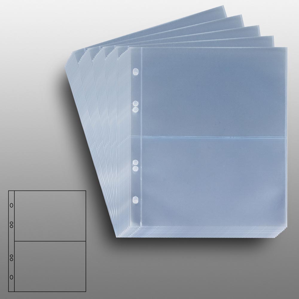 Prophila Collection 50 Postkarten-Hllen (Hllenformat 170 x 222 mm)