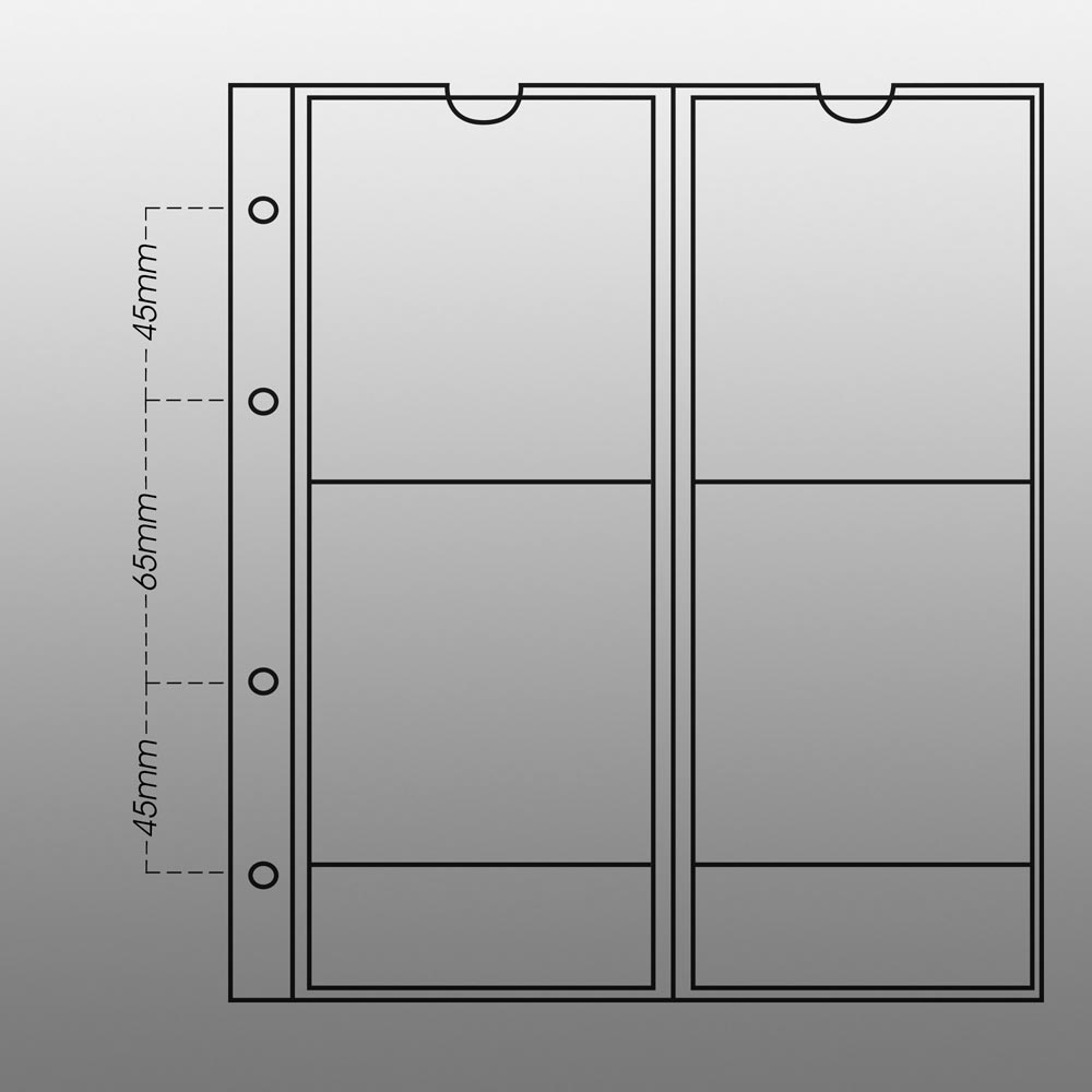 Prophila Collection 5 kleine Orden-Hllen fr je 4 Mnzen und Medallien bis 72 mm Durchmesser