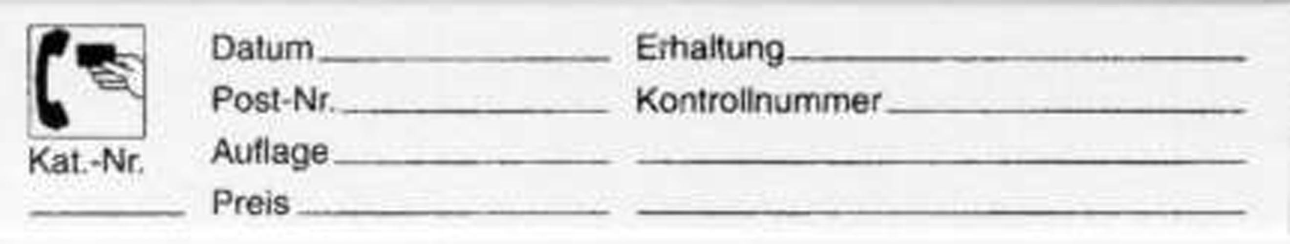 100x KOBRA-Beschriftungskrtchen Nr. G26Z