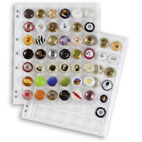 Kunststoffhllen ENCAP, fr 42 Champagnerdeckel und Kronkorken