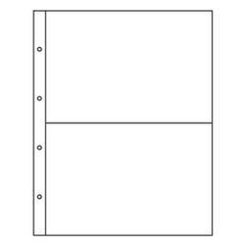 Kunststoffhllen FOLIO, 2er Einteilung, glasklar