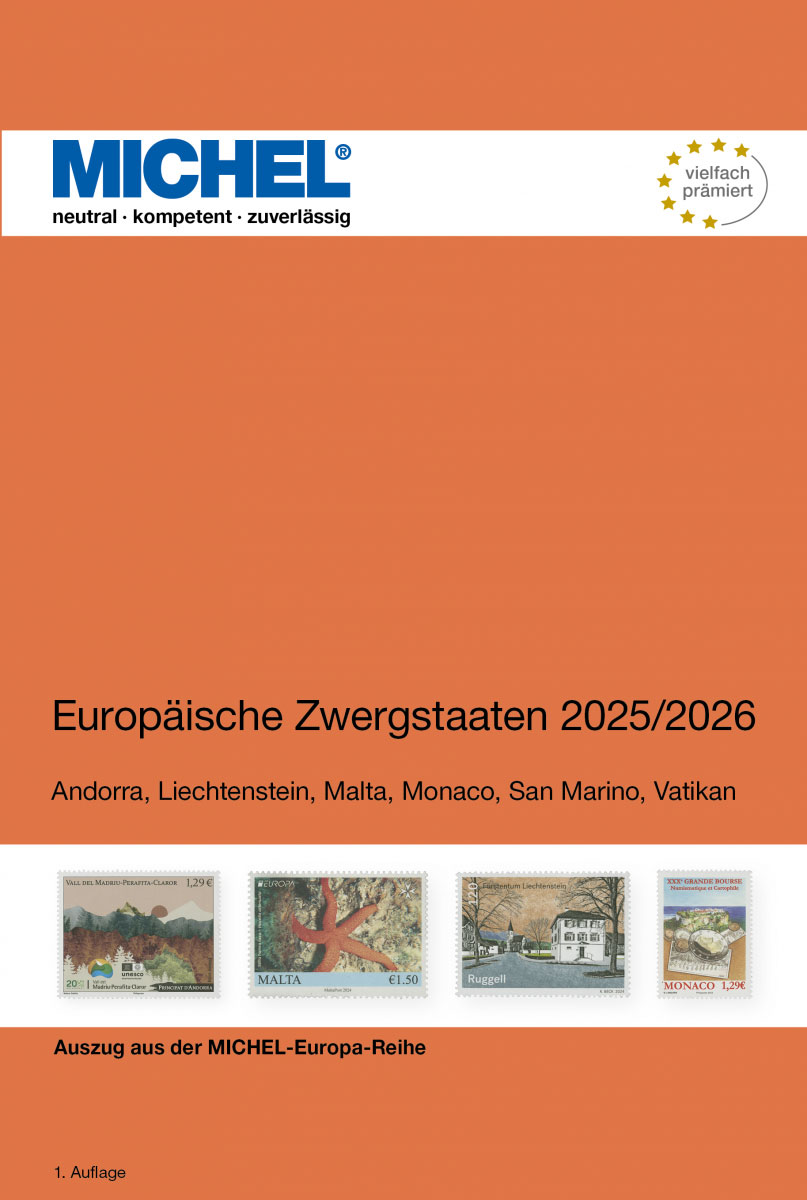 Michel Katalog Europische Zwergstaaten 2025/2026