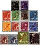 Berlin (West) 21-34 (complete.issue.) tested fine used / cancelled 1949 rotaufdruck