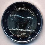 Malta 2025 2 Euro Maltesischer Ochse 2025 Stgl./unzirkuliert Auflage: