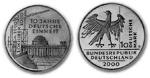 BRD (BR.Deutschland) Jägernr: 477 2000 D Stgl./unzirkuliert Silber 2000 10 DM Deutsche Einheit